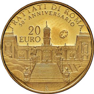 Marengo 20 Euro - Trattati di Roma 1957-2007